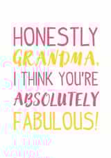 gran grandma Birthday Card 5839 created by Paper Sheriff