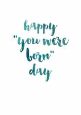 birthday minimalist Birthday Card 3931 created by Ruby Wren Designs