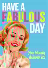 fabulous day Birthday Card 2988 created by Dean Morris Cards