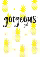 gorgeous yellow Birthday Card 1386 created by Megan Claire