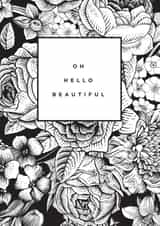 botanical floral Love & Friendship Card 1387 created by Megan Claire