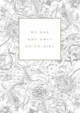 botanical floral Love & Friendship Card 1388 created by Megan Claire