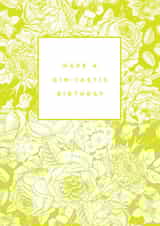 gin birthday Birthday Card 1394 created by Megan Claire