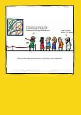 Funny Birthday Card - Museum - Artist created by Redback Cards