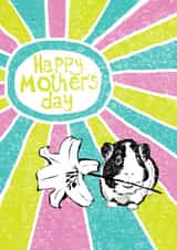 guinea pig Animal Mothers Day Card 1862 created by Perkins & Morley