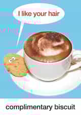 Complimentary Biscuit Humour Card 7865 created by kissmekwik