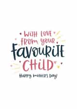 fave child Mothers Day Card 4746 created by Abbie Imagine