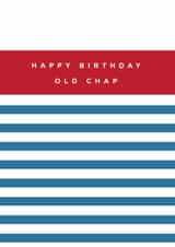 Old chap stripes birthday card created by Megan Claire