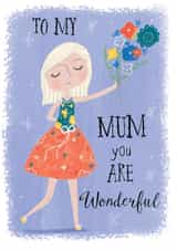 flowers mothers Mothers Day Card 28049 created by Louise Wright