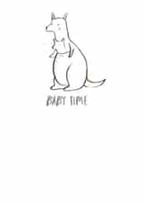 baby funny New Baby Card 5730 created by Louise Wright