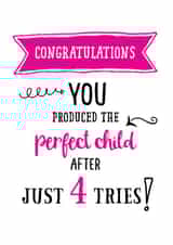 Perfect child card from 4th daughter created by Afewhometruths