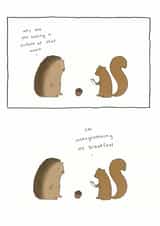 funny cute Love & Friendship Card 6542 created by Redback Cards
