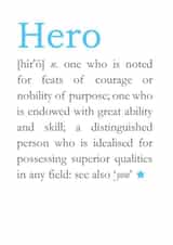 hero superhero Father's Day Card 30751 created by Bombus