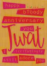 anniversary boyfriend Anniversary Card 5599 created by Lizzie O'Grady