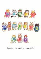 cat feline Mothers Day Card 5506 created by Jelly Armchair