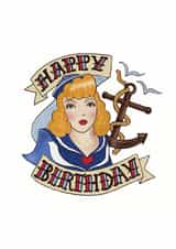 birthday sailor Birthday Card 8473 created by Sailor Made
