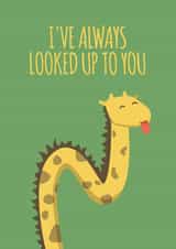 cute giraffe Just because Card 8483 created by Coffee + Unicorns