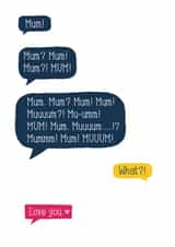 birthday mum Mothers Day Card 3793 created by Wink Design - Michelle Roberts