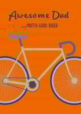 biker cyclist Just because Card 8500 created by Rudi & Co.