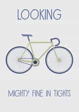 cylist cycling Love & Friendship Card 30966 created by Rudi & Co.