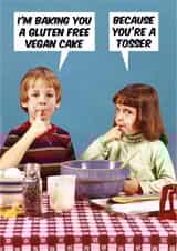 baking gluten Birthday Card 2995 created by Dean Morris Cards