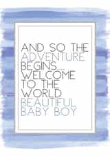 baby boy New Baby Card 2817 created by Always Sparkle