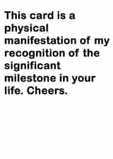 Congratulations Birthday Birthday Card 8026 created by mozz