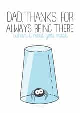 Always there Father's Day card created by Sioux Alice