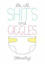 funny new New Baby Card 8767 created by Sioux Alice