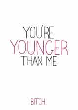 funny friend Birthday Card 8769 created by Sioux Alice