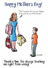 mothers shopping Mothers Day Card 5908 created by Beresfordo