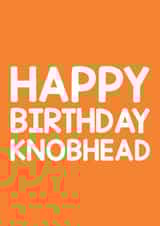 Birthday nobhead Birthday Card 8512 created by Thirty Mussels