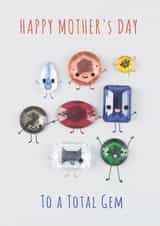 mum funny Mothers Day Card 5788 created by Yippea