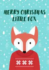 Animal Illustration Christmas Card 29755 created by Ness Nordberg