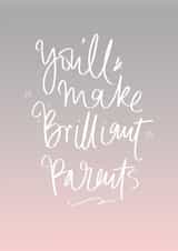 New parent Pregnancy Card 8856 created by Pearl of a Girl