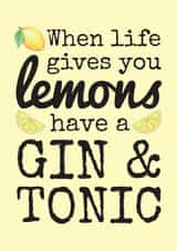 lemons gin Just because Card 8870 created by Duckduckle Design