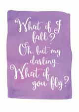 what fall Good Luck Card 8872 created by Duckduckle Design