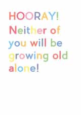 Multi coloured lettering - engagement/wedding created by JosieOnTheRun