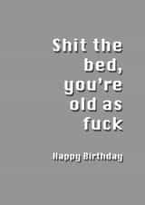 birthday funny Birthday Card 7428 created by Potty Mouth