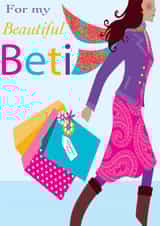 Daughter Female Birthday Card 31303 created by Personalised Celebrations