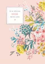 Classic Mothers Day Card - Special Mum - Flowers - Pink created by Louise Tiler
