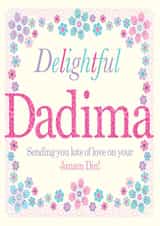 baa dadima Birthday Card 31307 created by Personalised Celebrations