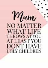 mum mother Mothers Day Card 9011 created by Oh So Serendipity