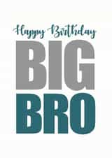 Big bro birthday card created by Duckduckle Design