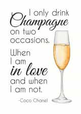 Female Typographic Anniversary Card 31330 created by Duckduckle Design