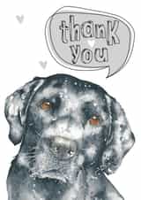 thankyou thanks Thank You Card 8290 created by Dotty Dog Art