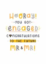 Mr and Mr - Engagement Card created by Joanne Hawker
