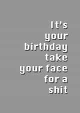 happy birthday Birthday Card 29525 created by Potty Mouth