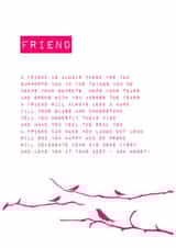 friend friendship Love & Friendship Card 8650 created by Joanna Miller