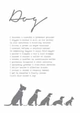 dog poem Just because Card 8651 created by Joanna Miller